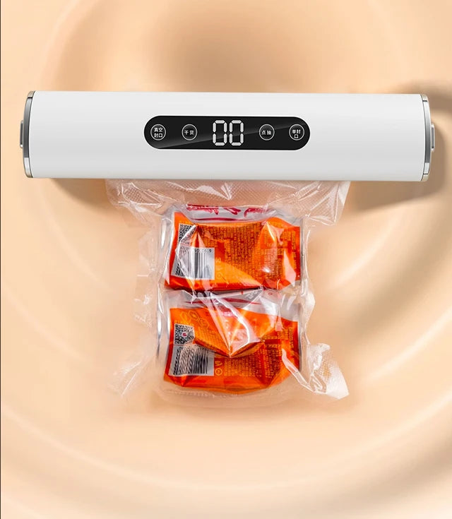 Professional vacuum sealer for packaging of food and kitchen products - Plastic bag sealer