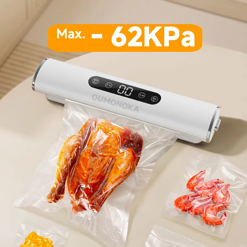 Professional vacuum sealer for packaging of food and kitchen products - Plastic bag sealer
