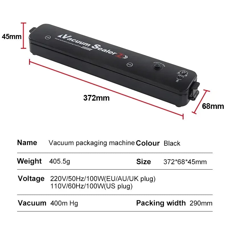 Portable Home Vacuum Packing Machine 220V