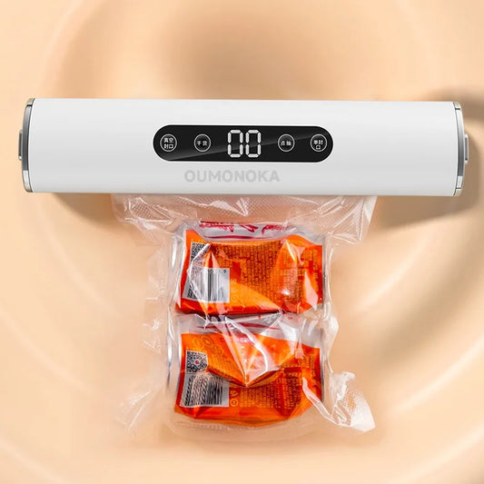 Professional vacuum sealer for packaging of food and kitchen products - Plastic bag sealer